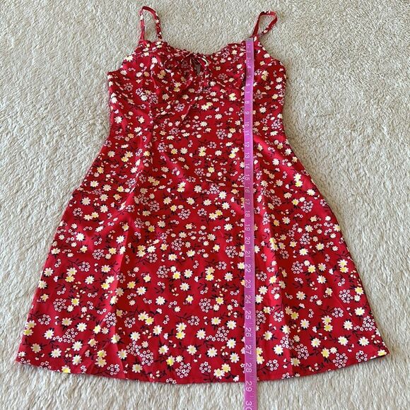 SHEIN red floral sundress size XS - Picture 14 of 16